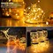 YOEEN 20 Pack Fairy Lights Battery Operated 3.3ft 20 LED Mini String Lights Copper Wire Firefly Starry Lights for Mason Jars Wedding Centerpieces Party Christmas Decor, Warm White